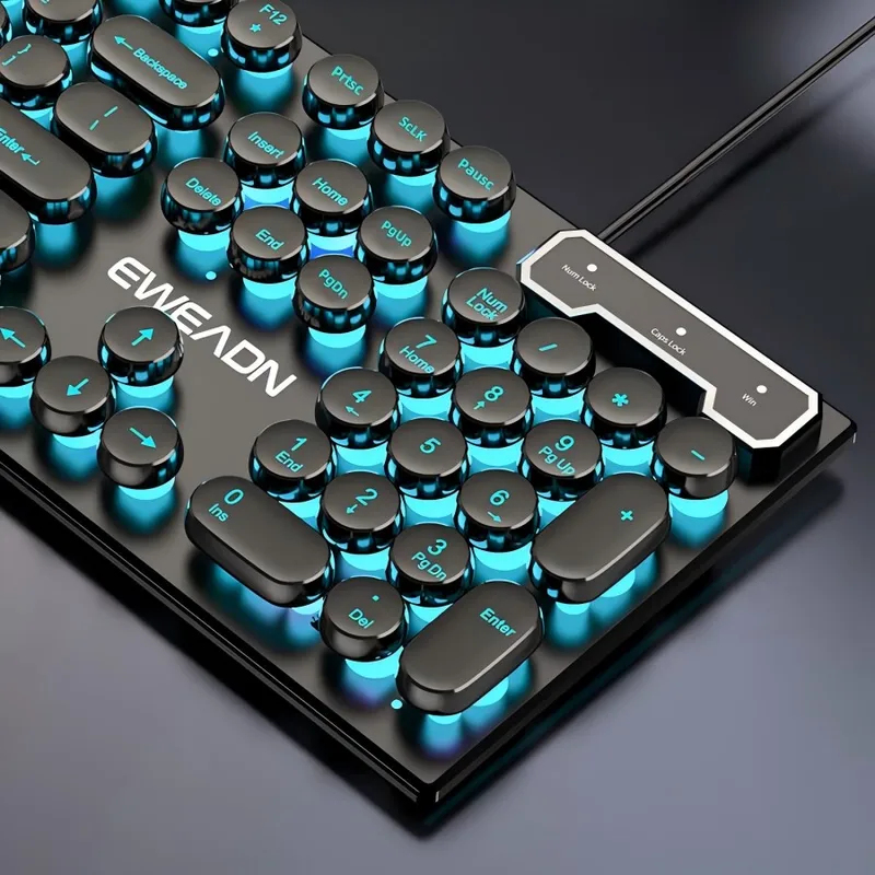 Pc Gaming Rgb - Ensemble clavier et souris rétro-punk à