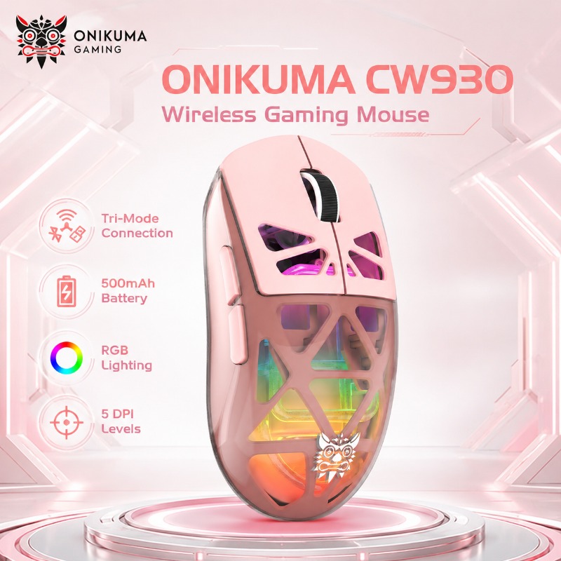 Pc Gaming X3D - Souris de jeu sans fil ONIKUMA