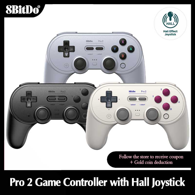Pc Gaming Victus - 8Bitdo-Manette de jeu Pro2 Bluetooth sans