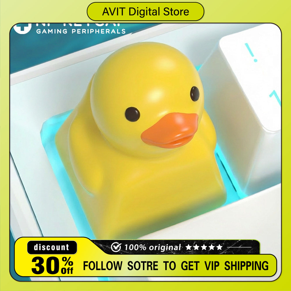 Pc Gaming Yellow - Capuchons de touches de clavier Little