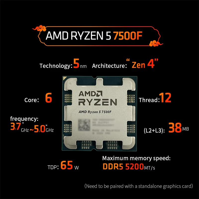 Processeur de jeu AMD Ryzen 5  - Pc Gaming Ddr5 avis et prix