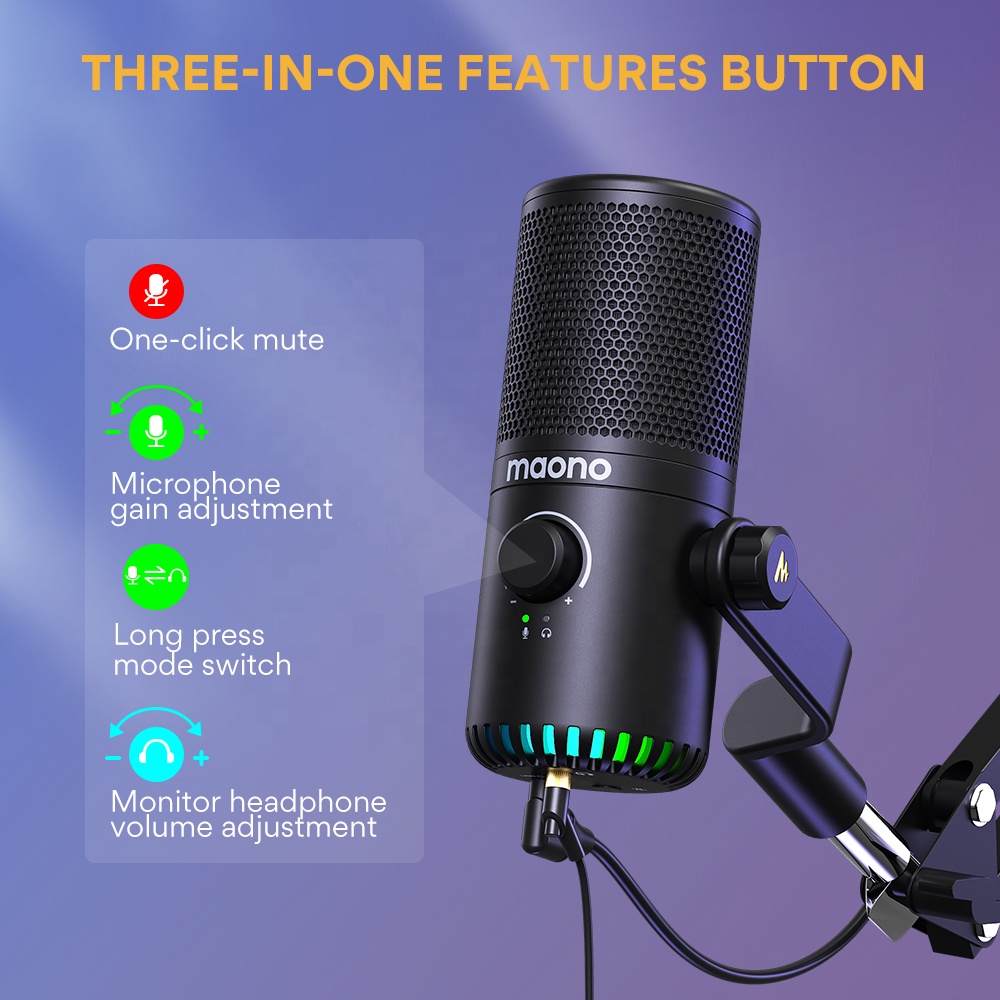 Microphone de jeu RGB programm - Pc Gaming Rgb avis et prix