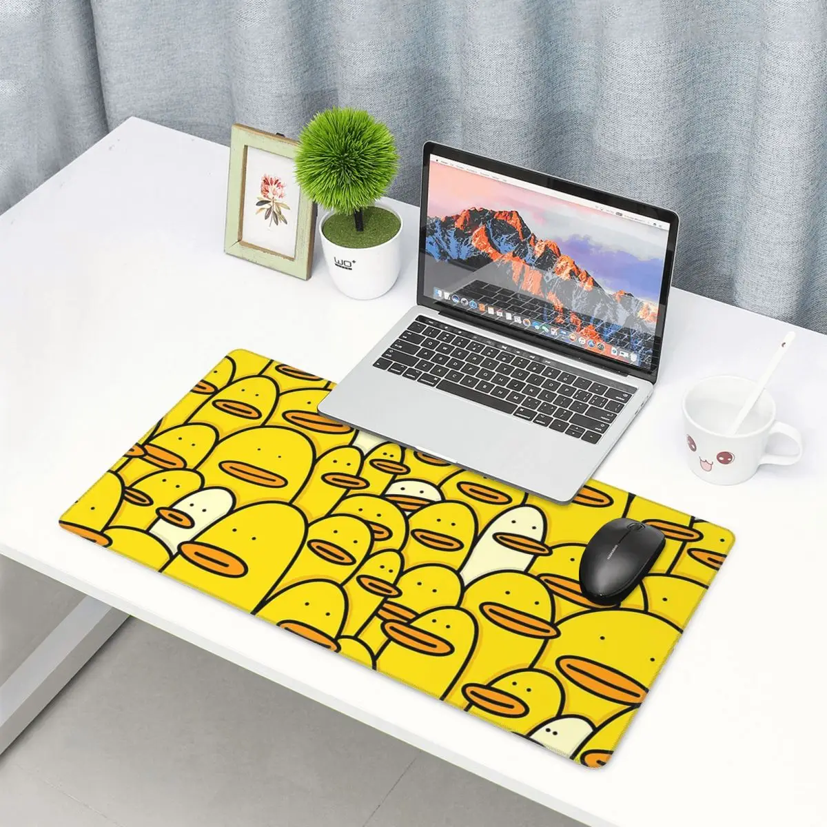 Grand tapis de souris avec mot - Pc Gaming Yellow avis et prix