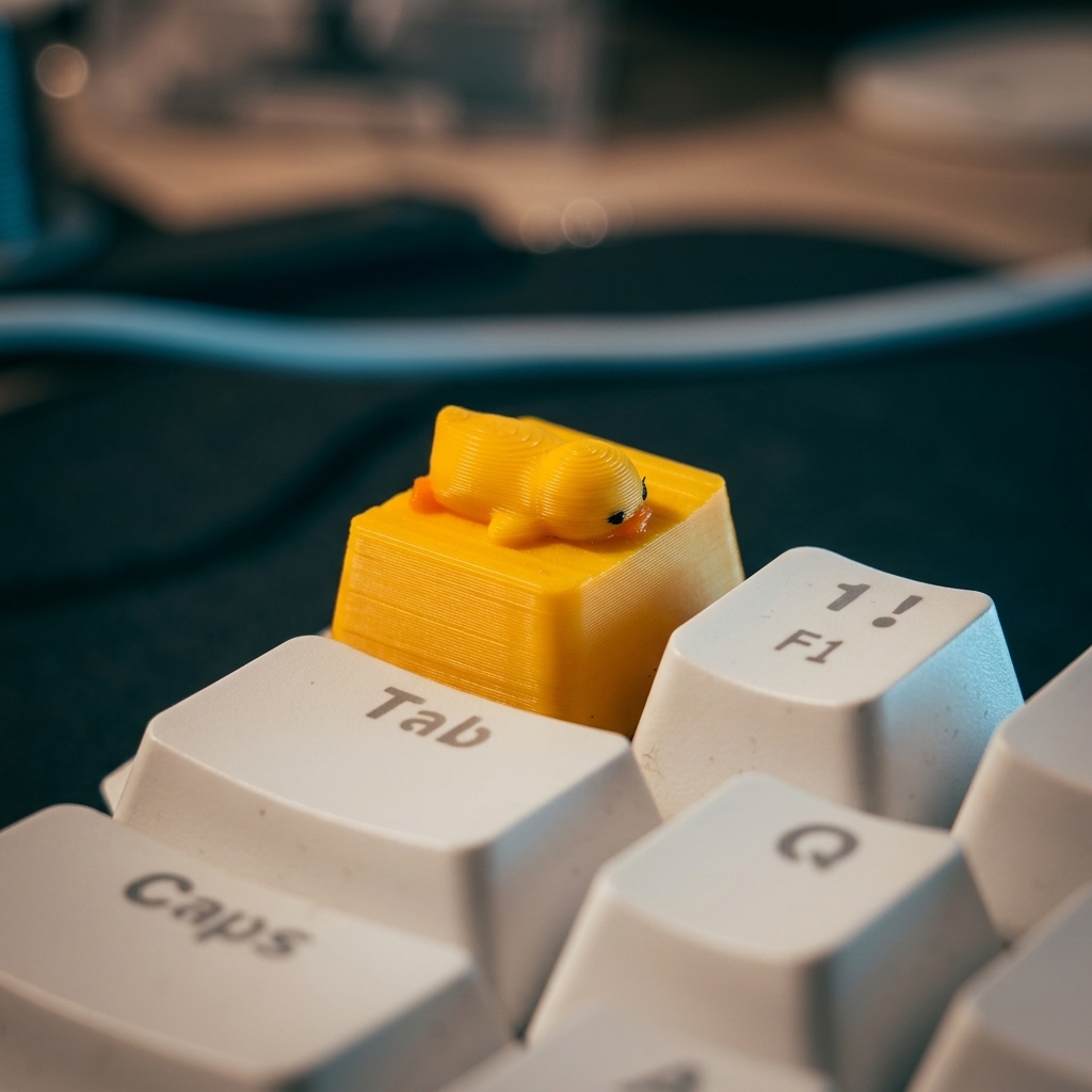 Petit canard jaune allongé, to - Pc Gaming Yellow avis et prix