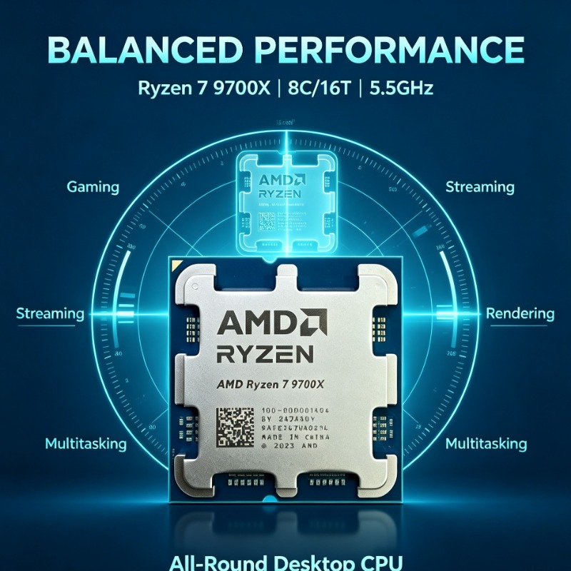 Processeur AMD R7 9700X pour P - Pc Gaming Ddr5 avis et prix