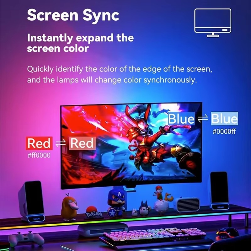 Bande lumineuse RGB pour jeux, - Pc Gaming Rgb avis et prix