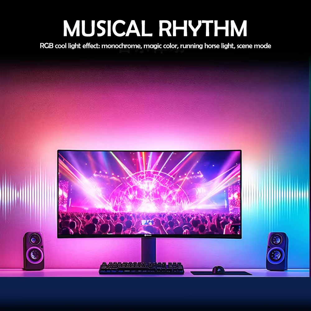 Bande lumineuse RGB pour jeux, - Pc Gaming Rgb avis et prix