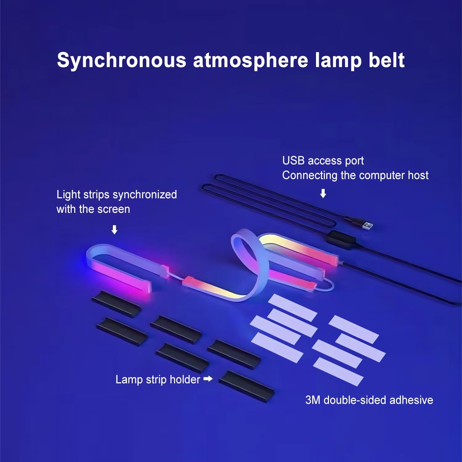 Bande lumineuse RGB pour jeux, - Pc Gaming Rgb avis et prix