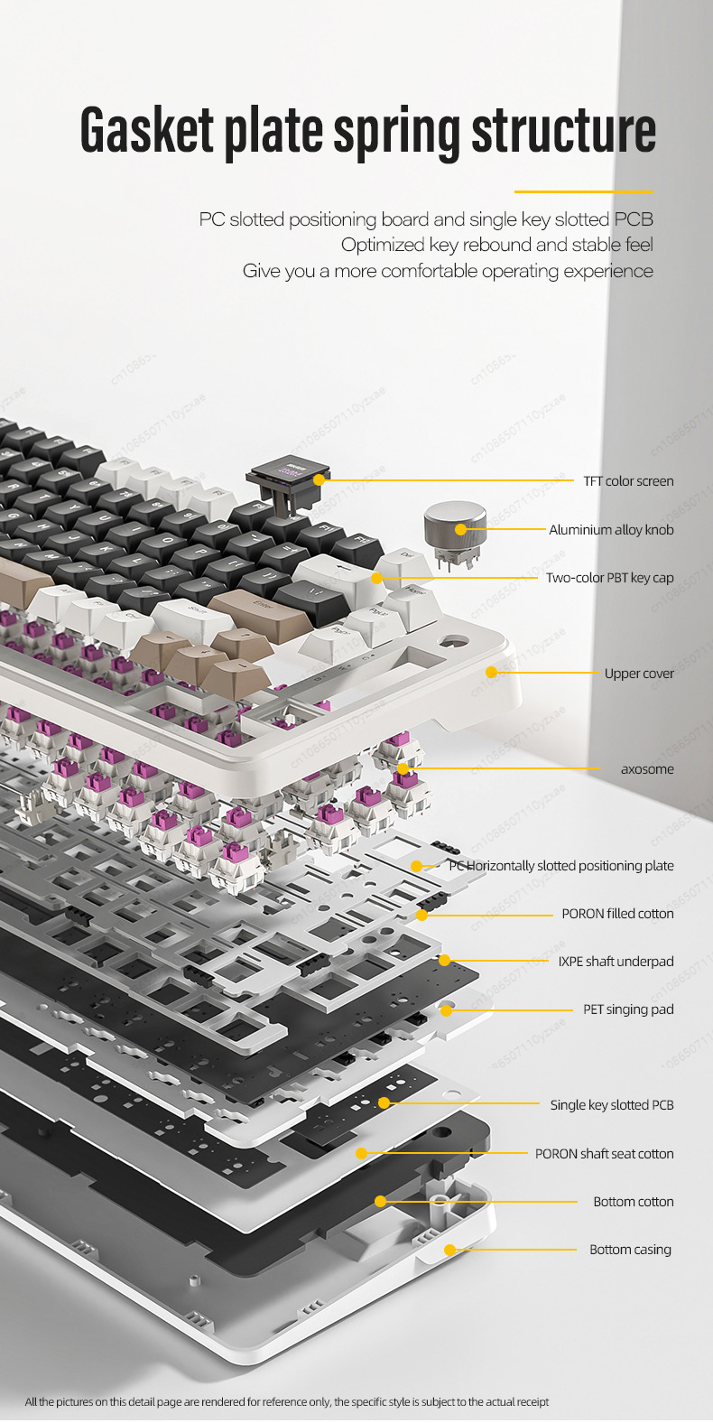 Clavier mécanique AL66 2024, e - Pc Gaming Used avis et prix