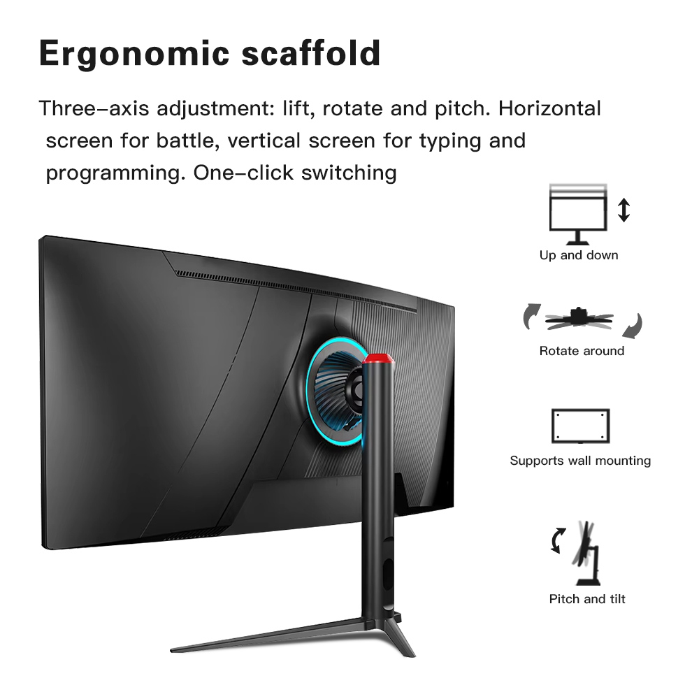 Moniteur de jeu PC LED LCD inc - Pc Gaming Cost avis et prix