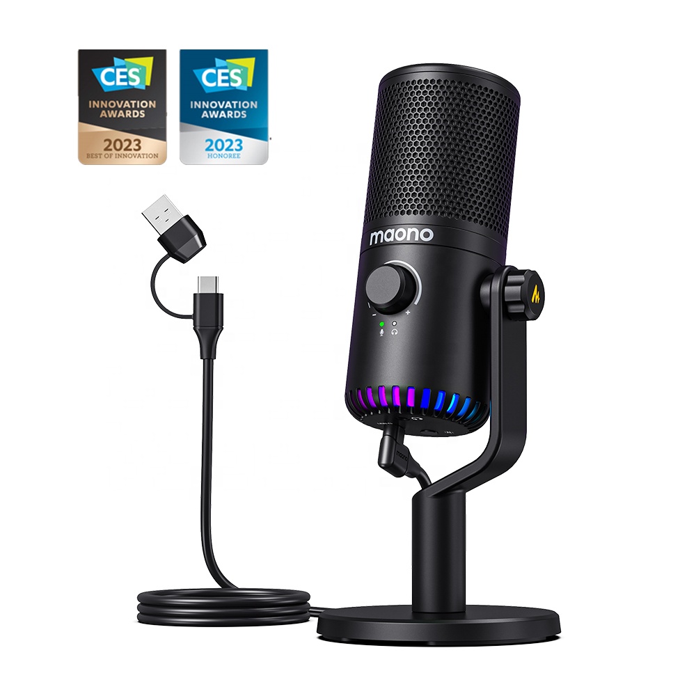 Microphone de jeu Maono DM30 a - Pc Gaming Rgb avis et prix