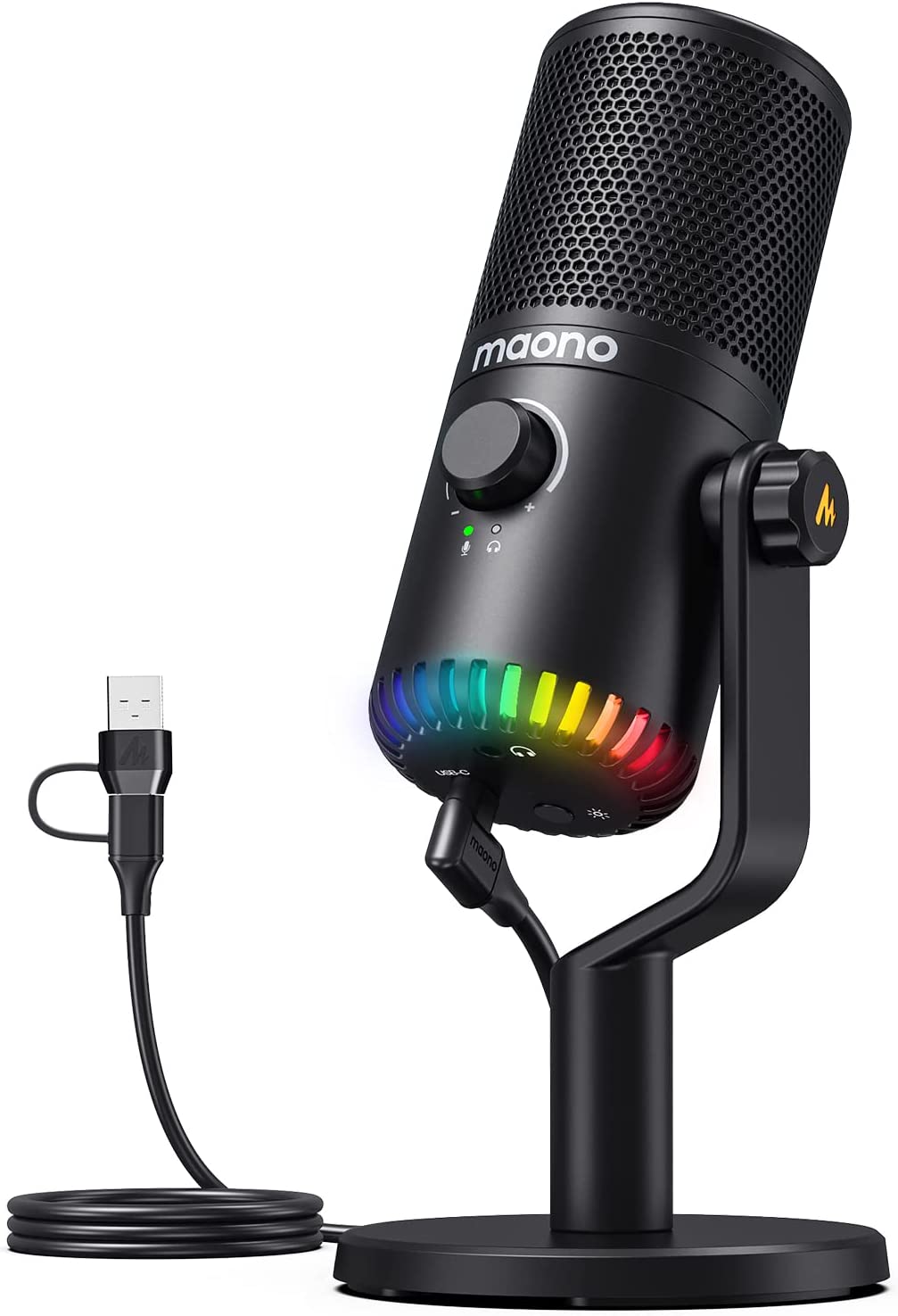 Microphone de jeu Maono DM30 a - Pc Gaming Rgb avis et prix