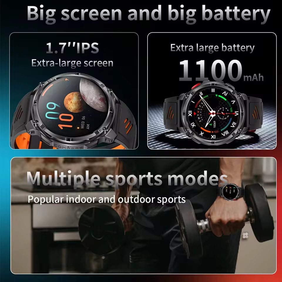 Montre connectée militaire T-R - High Refresh Monitor avis et prix